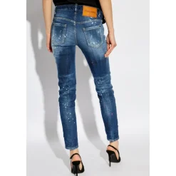 Dsquared2 Jeans*Jeans Medium Waist Jennifer Blå