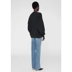 Anine Bing Sweatshirts|Striktrøjer & Sweatere*JERSEY COLOR BLACK Sort