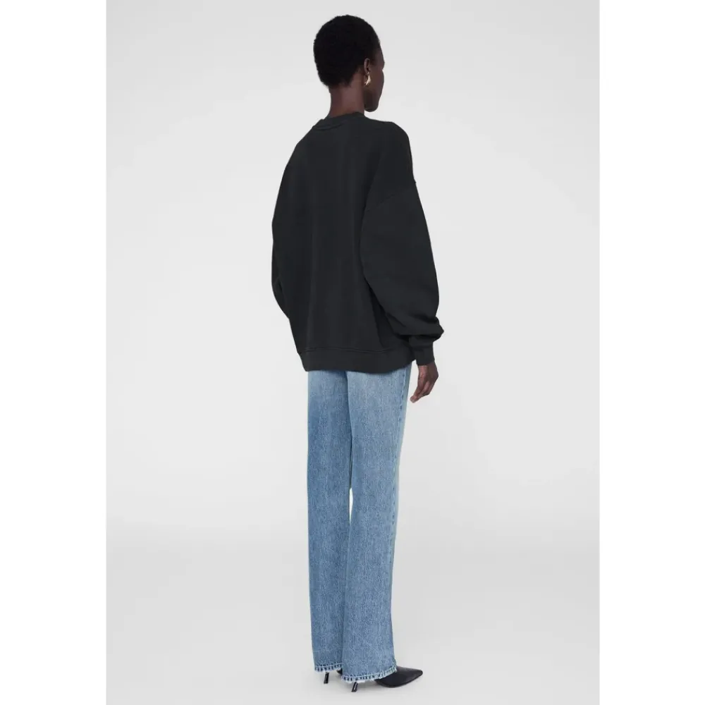 Anine Bing Sweatshirts|Striktrøjer & Sweatere*JERSEY COLOR BLACK Sort