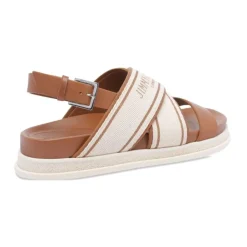 Jimmy Choo Sandaler*Joa Flat Sandal Brun