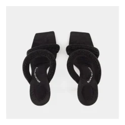 Alexander Wang Stiletter*Julie Crystal Sandaler med Hæl Sort