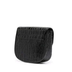 Saint Laurent Skuldertasker*Kaia Croco Skuldertaske Sort