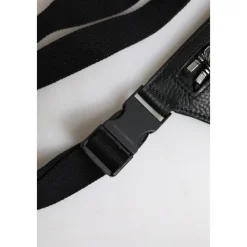 Dolce & Gabbana Bæltetasker*Kalveskind Logo Plakette Bæltetaske Sort