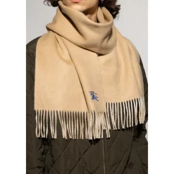 Burberry Tørklæder*Kashmir tørklæde med logo Beige