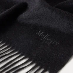 Mulberry Tørklæder*Kashmir Tørklæde, Sort