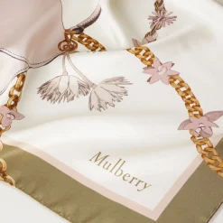 Mulberry Tørklæder*Kæde Firkantet Silketørklæde Taske Multifarvet