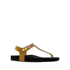 Isabel Marant Sandaler*Khaki Læder Sandaler - Enore Beige