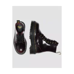 Dr. Martens Støvler*Kirsebær Arcadia Jadon Læderstøvle Rød