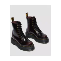 Dr. Martens Støvler*Kirsebær Arcadia Jadon Læderstøvle Rød
