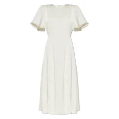 ROTATE Birger Christensen Kjoler*Kjole med slidser Beige