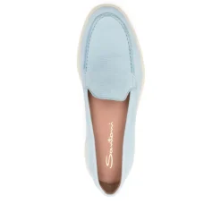 Santoni Loafers*Klar Loafer Sko Elegant Stil Blå