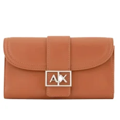 Armani Exchange Punge & Kortholder*Klassisk Pung med Tryklås Brun
