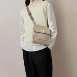 Mulberry Skuldertasker*Klassisk Crossbody Taske Beige
