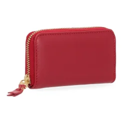 Comme des Garçons Punge & Kortholder*Klassisk læderpung Rød