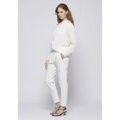 Heartmade Bluser & Skjorter*Klassisk Maple Skjorte Off White Hvid