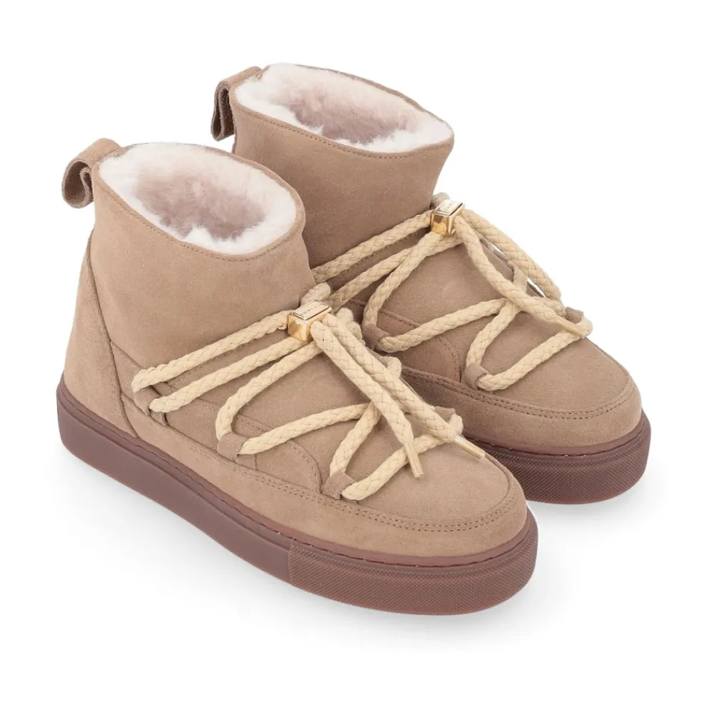 Inuikii Støvler*Klassiske Lave Vinterstøvler Beige