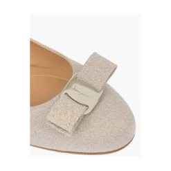 Ferragamo Ballerina Sko*Klassiske Slip-On Ballerina Sko Grå
