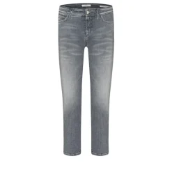 Cambio Jeans*Klassiske Straight Leg Jeans til Kvinder Grå