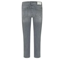 Cambio Jeans*Klassiske Straight Leg Jeans til Kvinder Grå