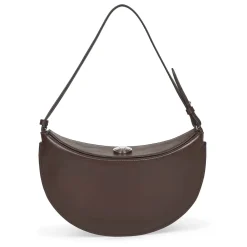 Jacquemus Skuldertasker*Konvertibel læder skuldertaske i midnats Brun