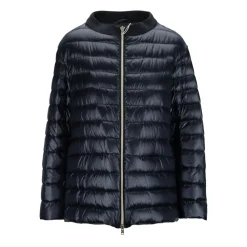 Herno Jakker*Kort Dunjakke med Lynlås Sort