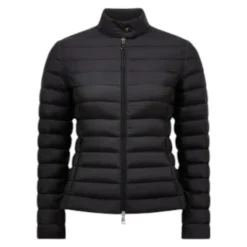 Moncler Jakker*Kort Dunjakke til Mildt Vejr Sort