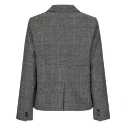 Lollys Laundry Jakker*Kort Grå Uld Blazer Sort