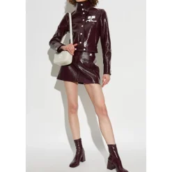 Courrèges Nederdele*Kort nederdel Rød