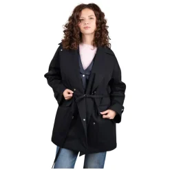 OOF Wear Frakker*Kort Trenchcoat Sort