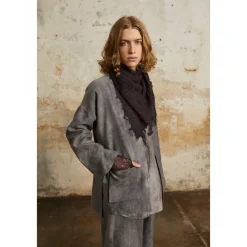 Cortana Handsker*Korte Åbne Strikhandsker Sort