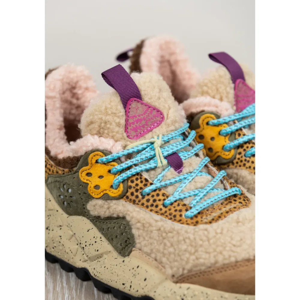 Flower Mountain Sneakers*Kotetsu Suede Teddy Multifarvet