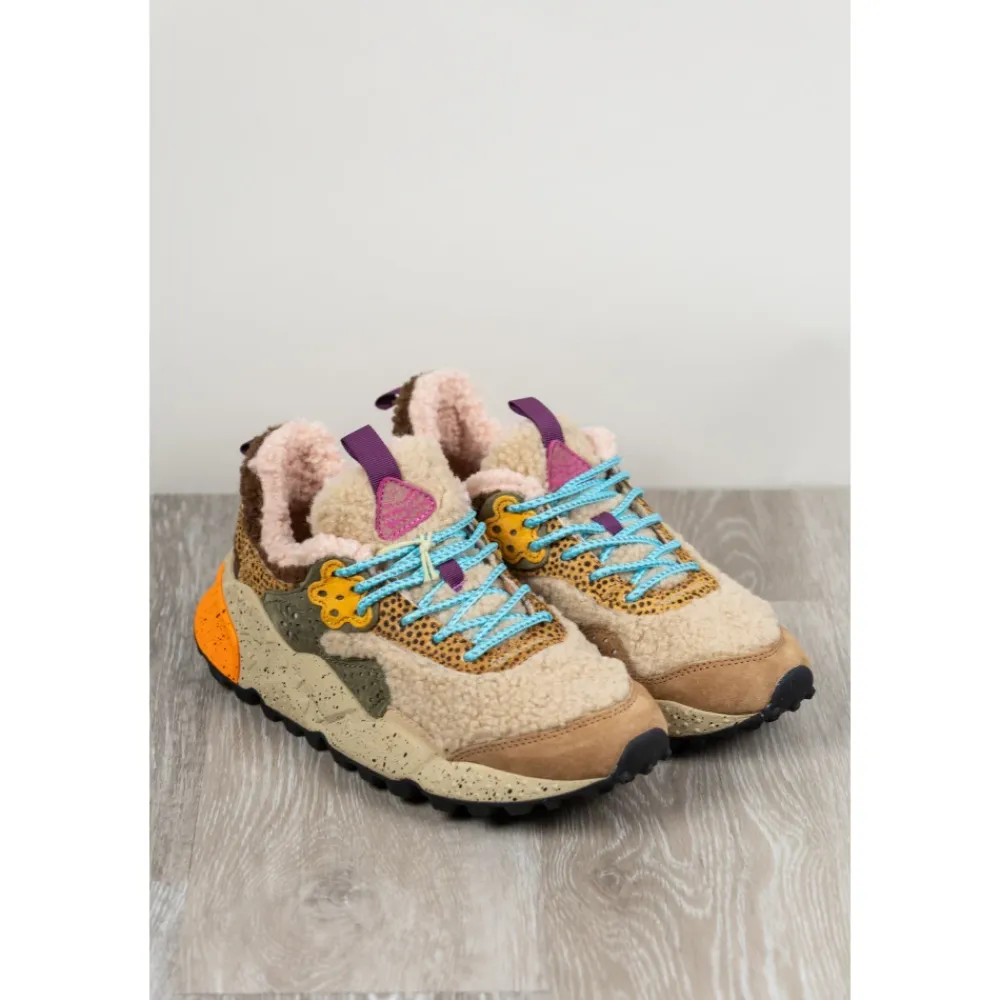 Flower Mountain Sneakers*Kotetsu Suede Teddy Multifarvet