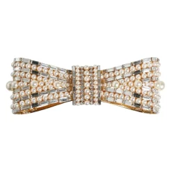 Dolce & Gabbana Smykker*Krystal Bue Broche d Tone Gul