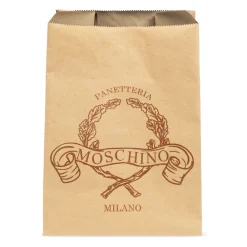 Moschino Clutch*Kuvert Clutch med Logo Beige