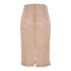 PLAIN Nederdele*Lace Pencil Skirt Pink
