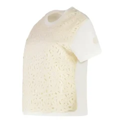 Moncler T-Shirts*Lace T-Shirt Beige