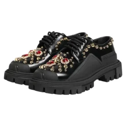 Dolce & Gabbana Snøresko*Lace-Up Derby Sko Sort