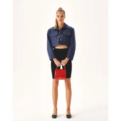 Kazar Ballerina Sko*Lakerede ballerinaer med afrundet næse Sort