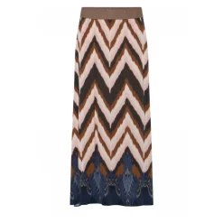 Gustav Nederdele*Lang Nederdel med Elastik Talje Multifarvet