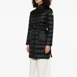 Moncler Frakker*Lang Parka Jakke med Hætte Sort