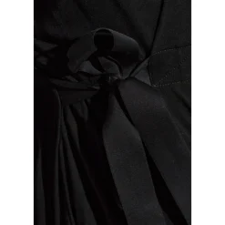 Rick Owens Bluser & Skjorter*Langærmet Top med Bindebånd Sort