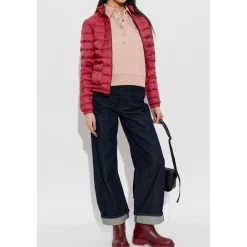 Moncler Jakker*Lans Dunjakke Rød