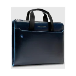 Piquadro Laptop Tasker*Laptop Sleeve 13.3 med Stow-Away Håndtag Blå