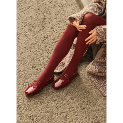 Cesare Gaspari Ballerina Sko*Læder Ballerinaer Albina - Rød