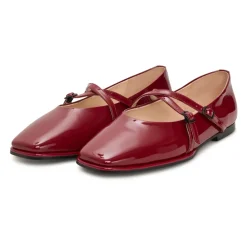 Cesare Gaspari Ballerina Sko*Læder Ballerinaer Albina - Rød