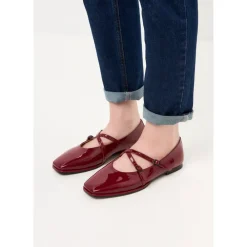 Cesare Gaspari Ballerina Sko*Læder Ballerinaer Albina - Rød