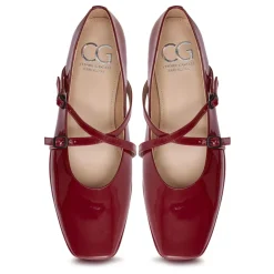 Cesare Gaspari Ballerina Sko*Læder Ballerinaer Albina - Rød