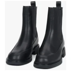 Estro Chelsea Boots*Læder Chelsea Støvle Sort