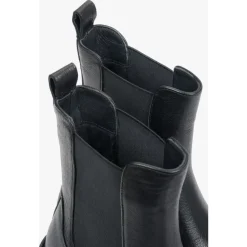 Estro Chelsea Boots*Læder Chelsea Støvle Sort