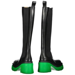 Bottega Veneta Chelsea Boots*Læder Chelsea Støvler med Profilsål Sort